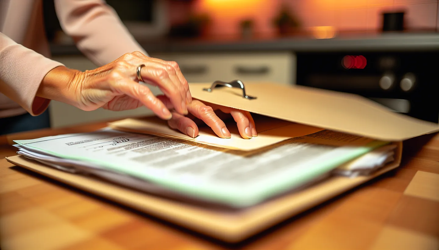 Sorting through inherited land documents and deed paperwork