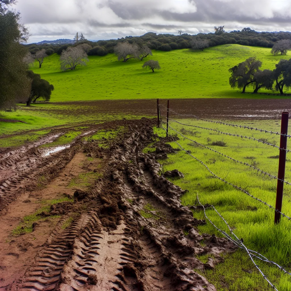 Rural acreage with open grassland in California