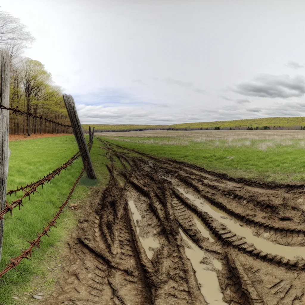 Rural acreage with open grassland in Connecticut