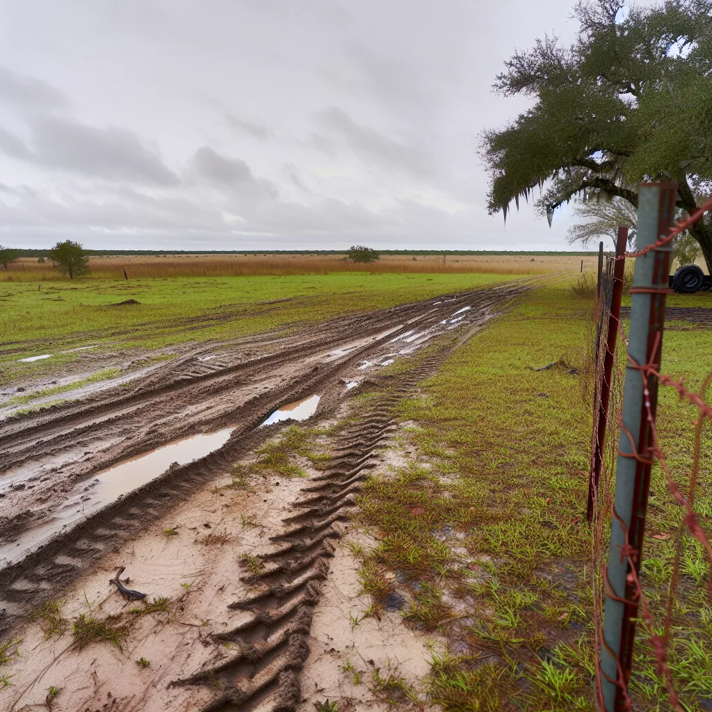 Rural acreage with open grassland in Florida