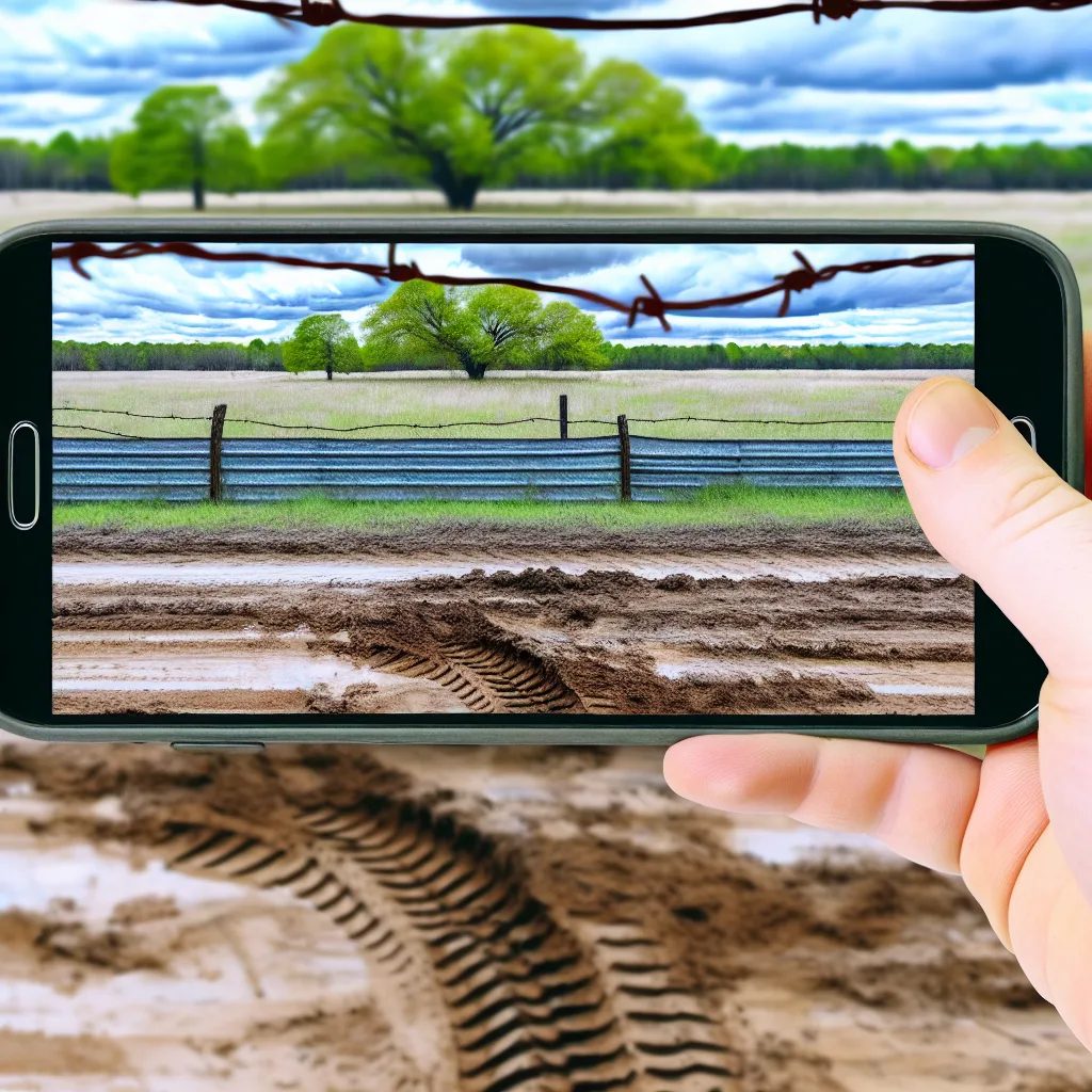 Rural acreage with open grassland in Georgia