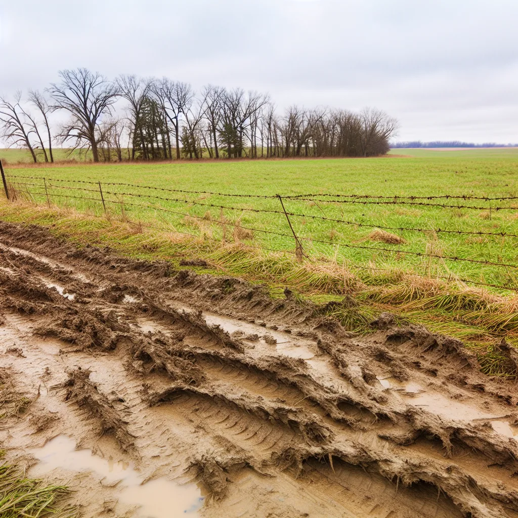 Rural acreage with open grassland in Illinois