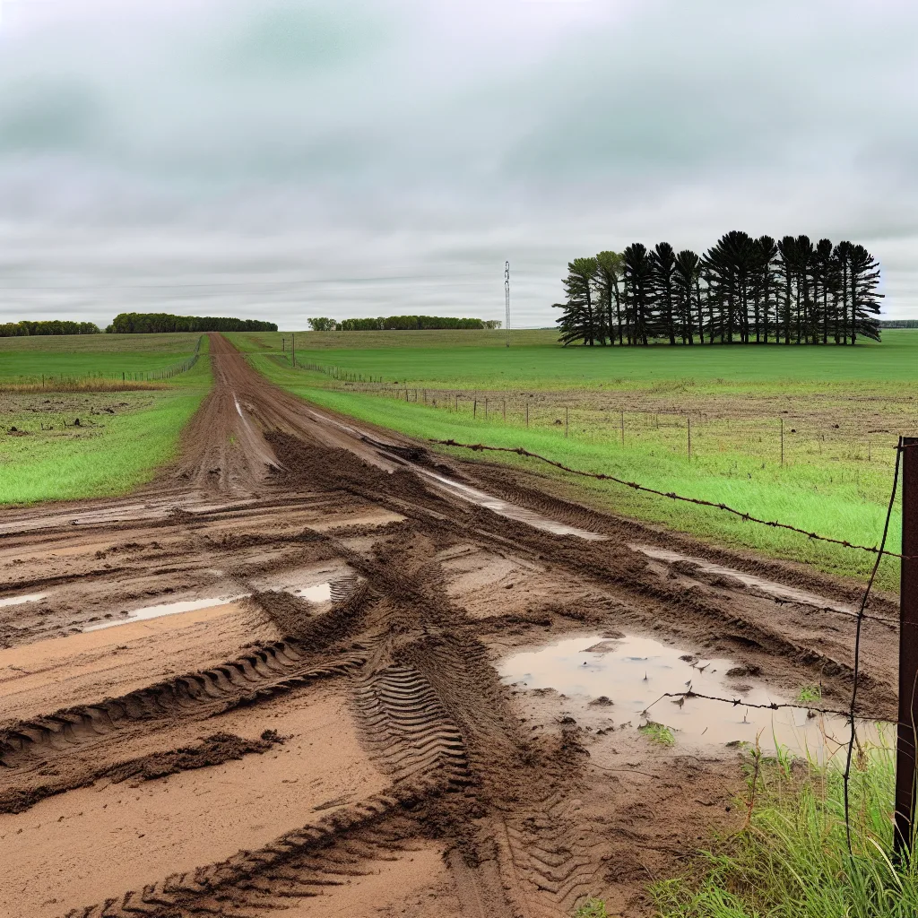 Rural acreage with open grassland in Minnesota