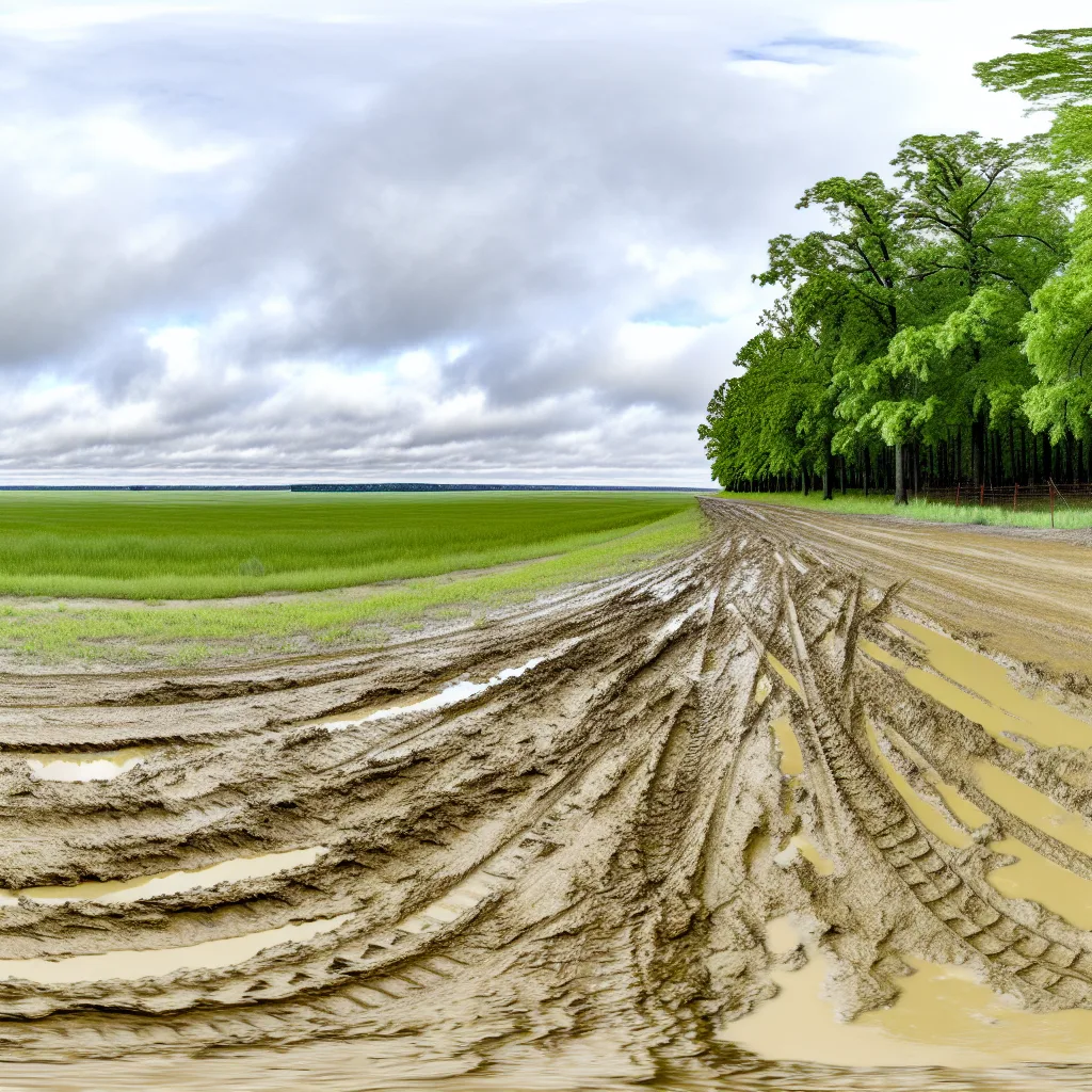 Rural acreage with open grassland in Mississippi