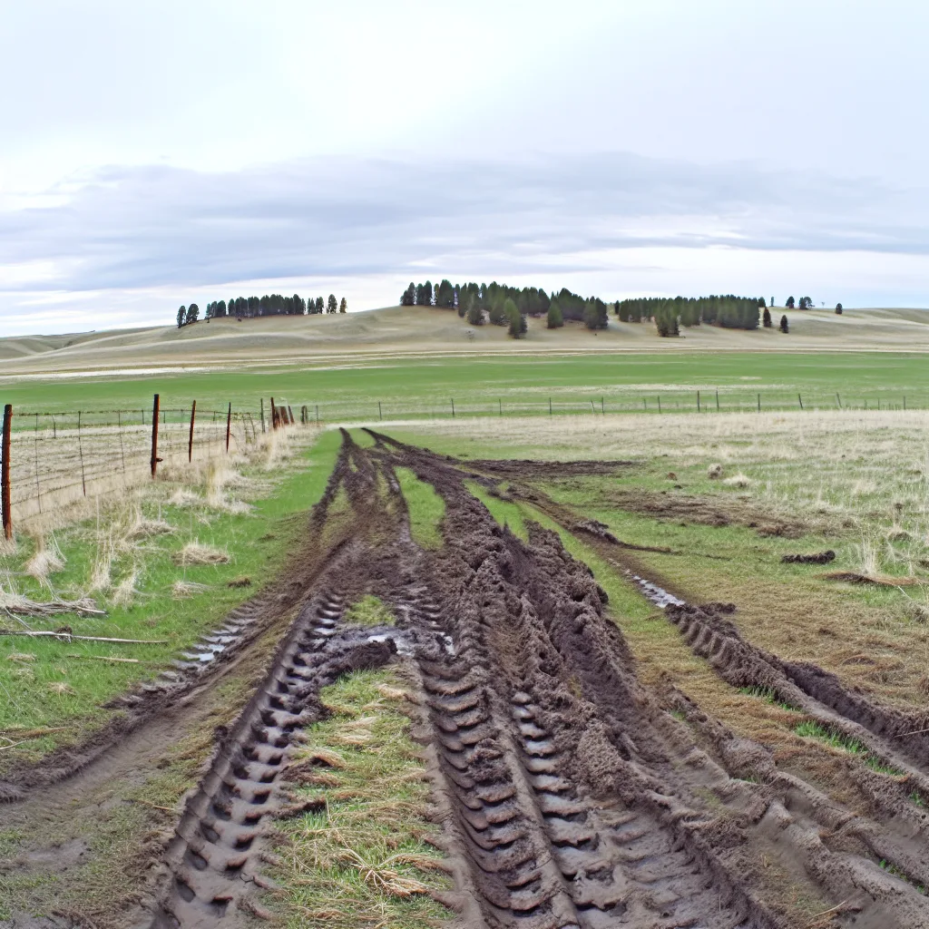 Rural acreage with open grassland in Montana