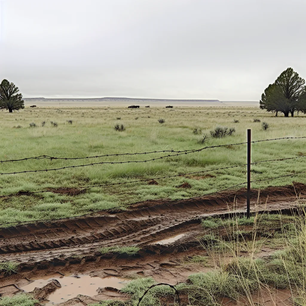 Rural acreage with open grassland in New Mexico