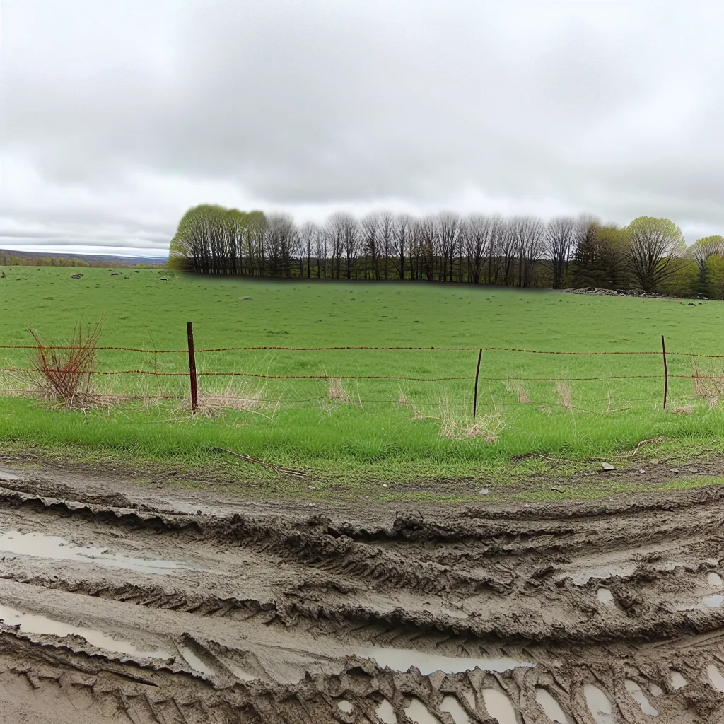 Rural acreage with open grassland in New York