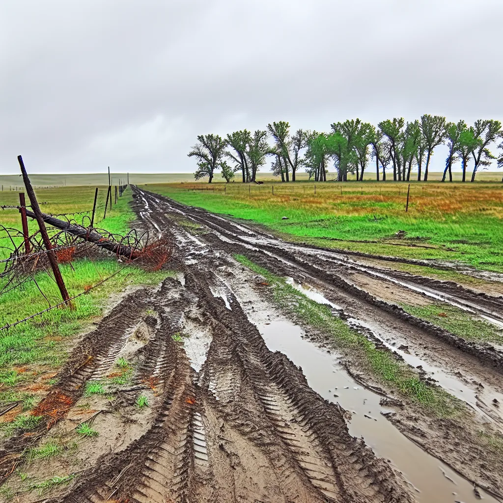Rural acreage with open grassland in North Dakota