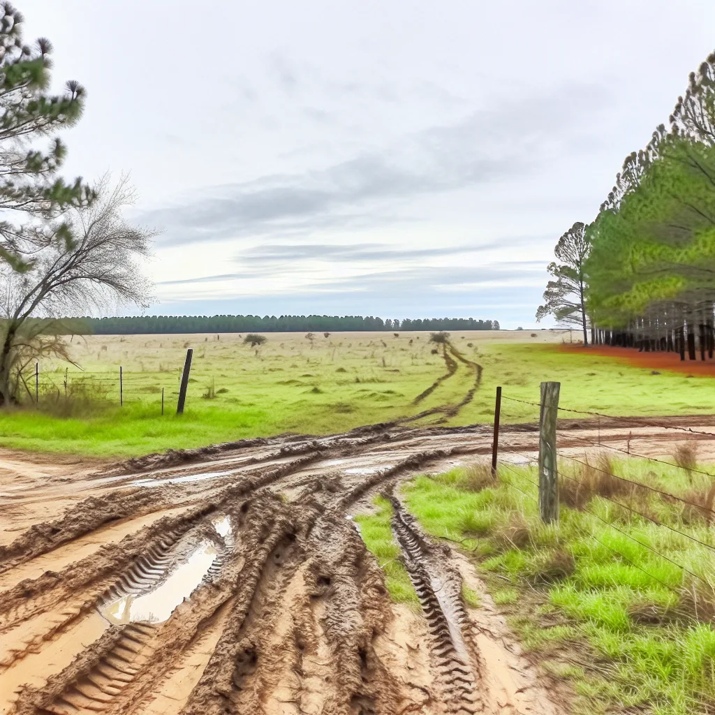 Rural acreage with open grassland in South Carolina