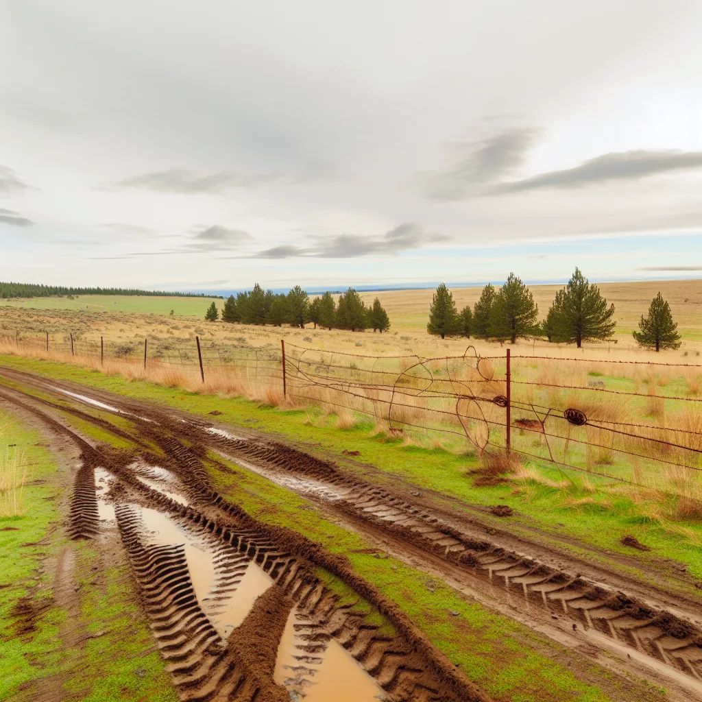 Rural acreage with open grassland in Washington