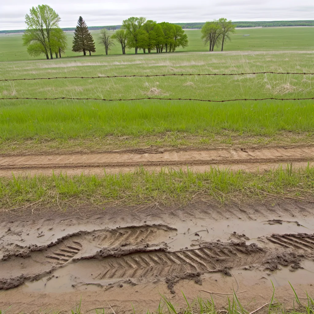 Rural acreage with open grassland in Wisconsin