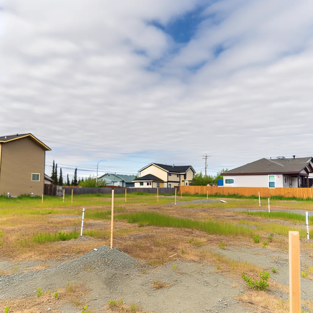 Vacant residential lot for sale in Alaska