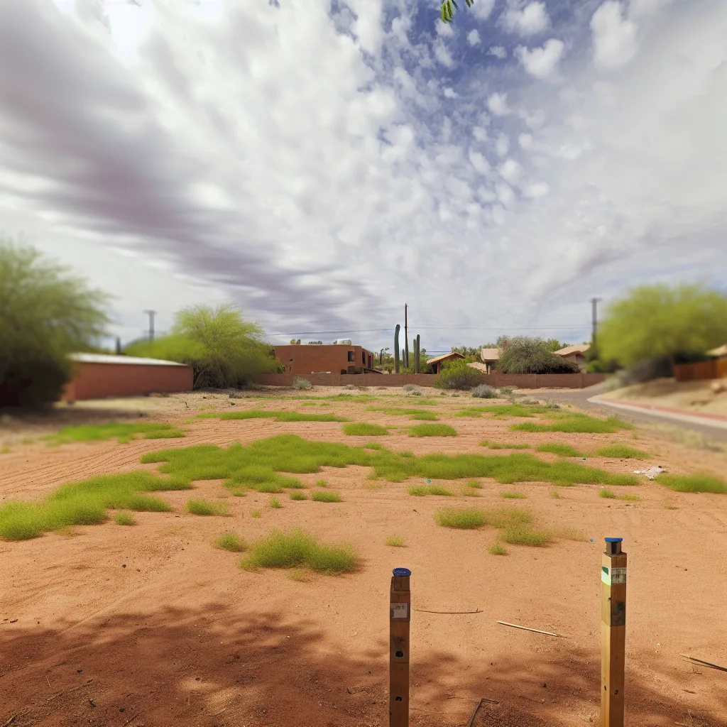 Vacant residential lot for sale in Arizona