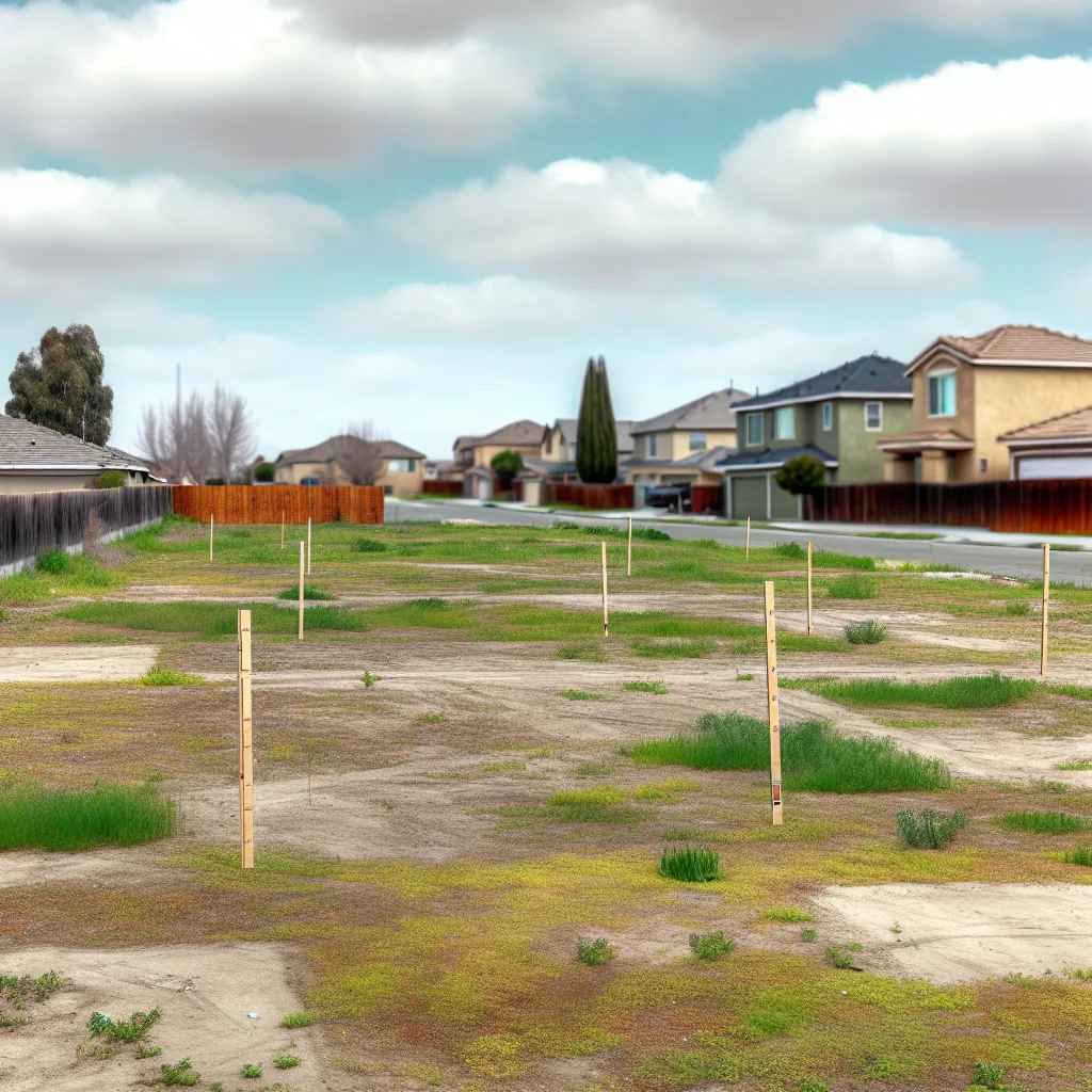 Vacant residential lot for sale in California