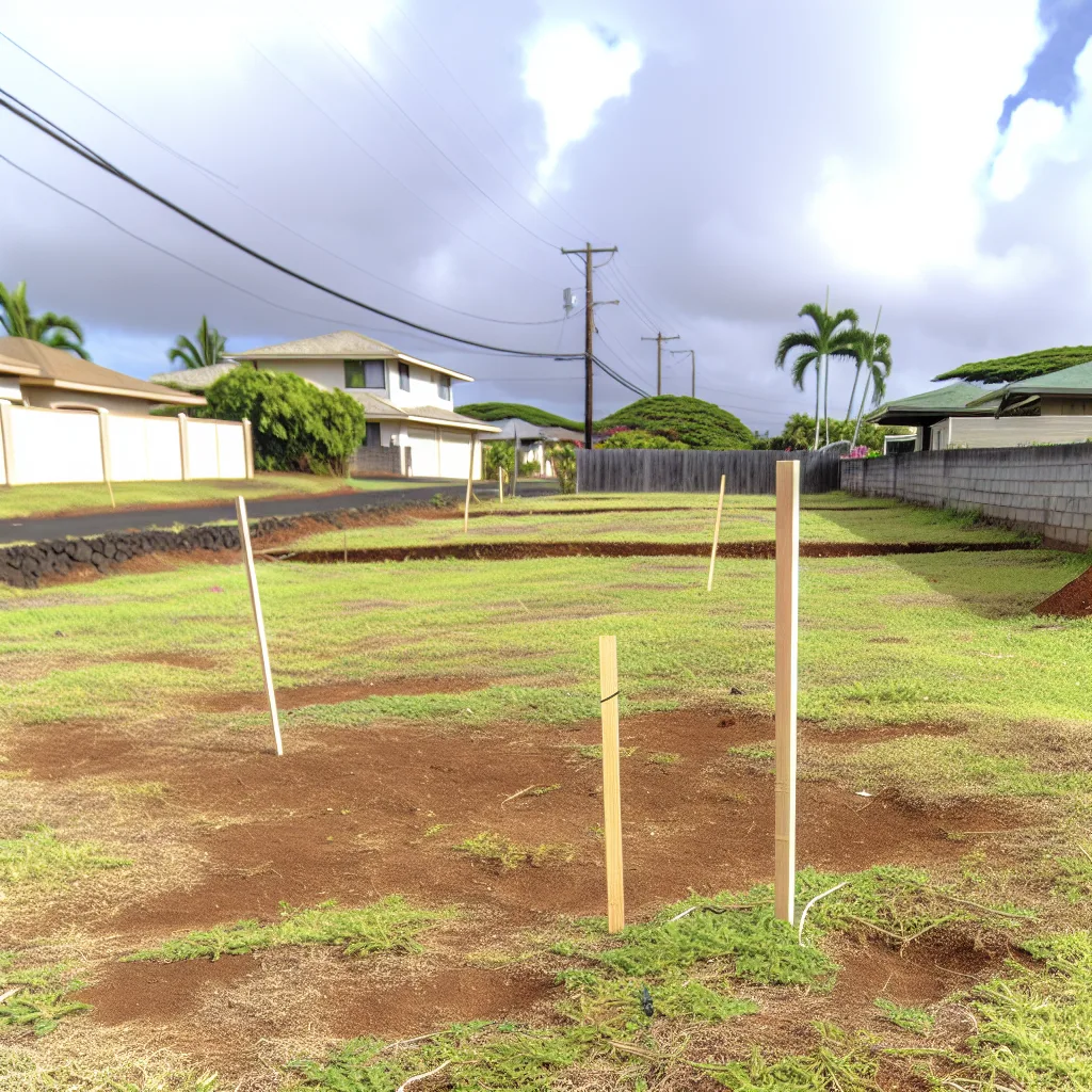 Vacant residential lot for sale in Hawaii