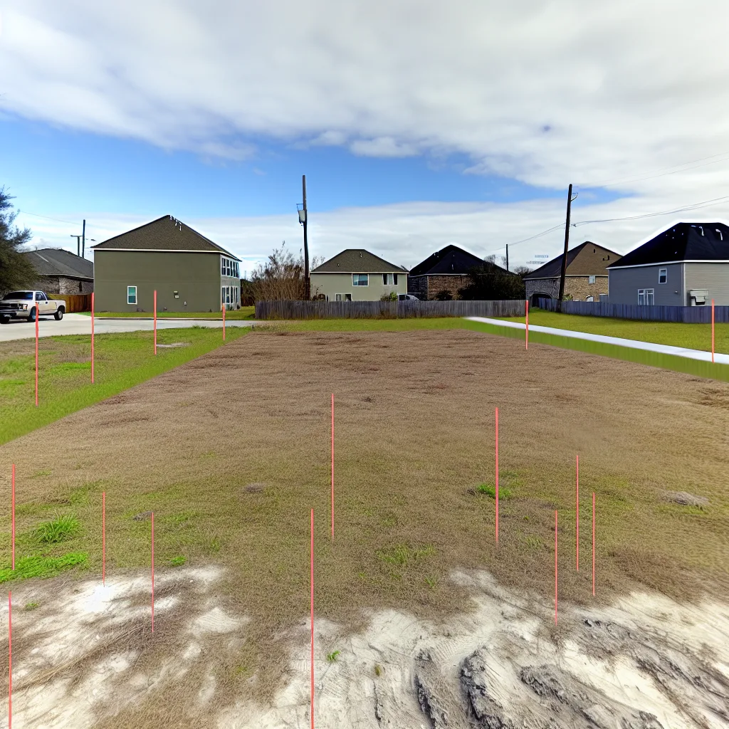 Vacant residential lot for sale in Louisiana