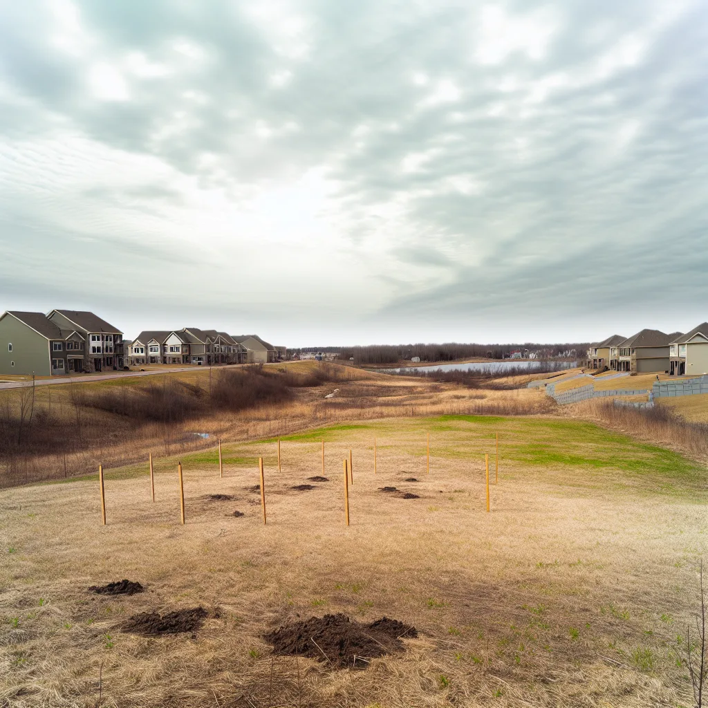 Vacant residential lot for sale in Minnesota