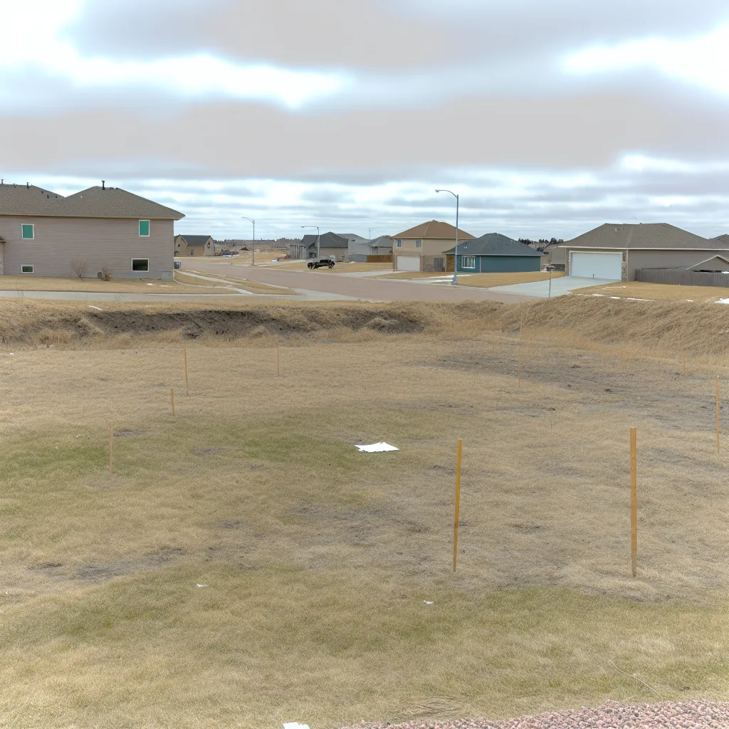 Vacant residential lot for sale in South Dakota
