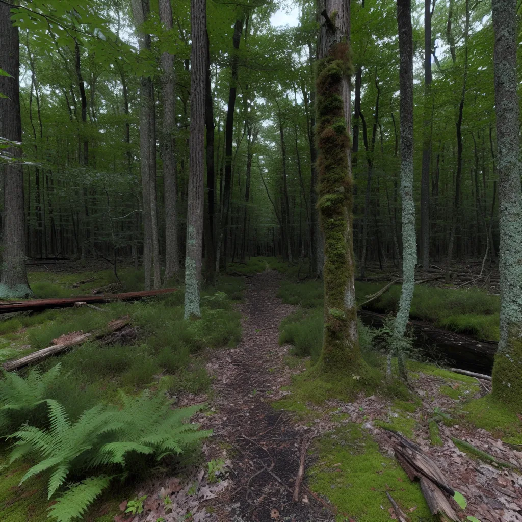 Wooded forest parcel in Delaware