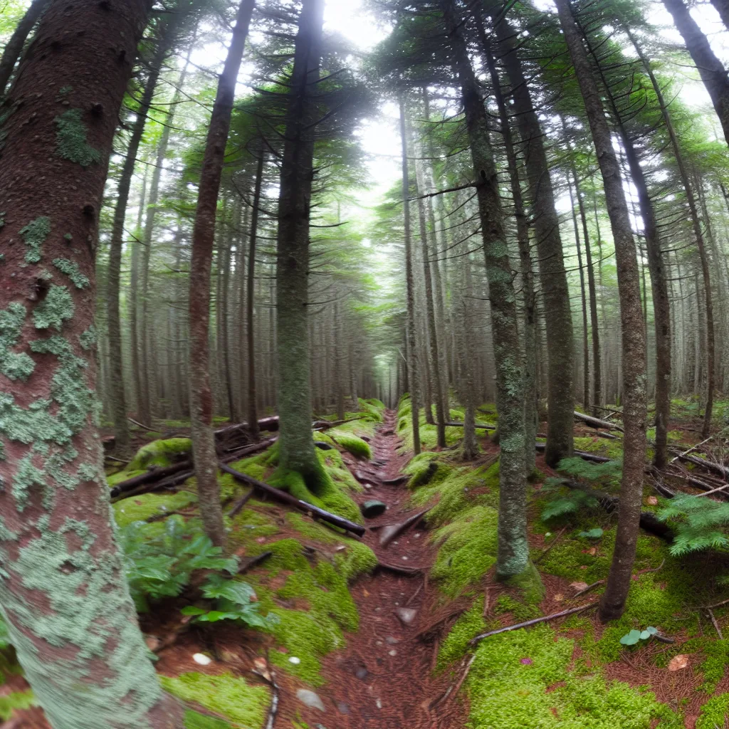 Wooded forest parcel in Maine