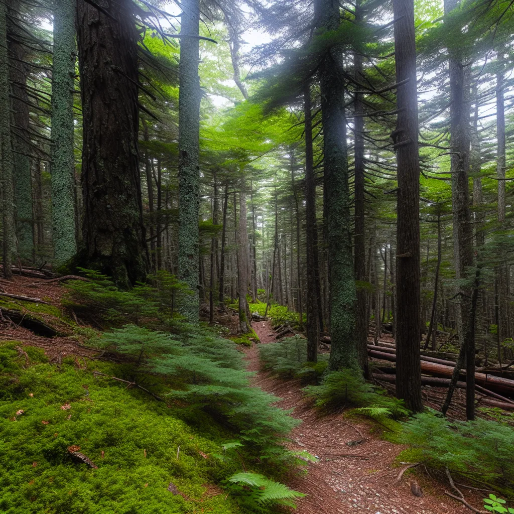 Wooded forest parcel in Massachusetts