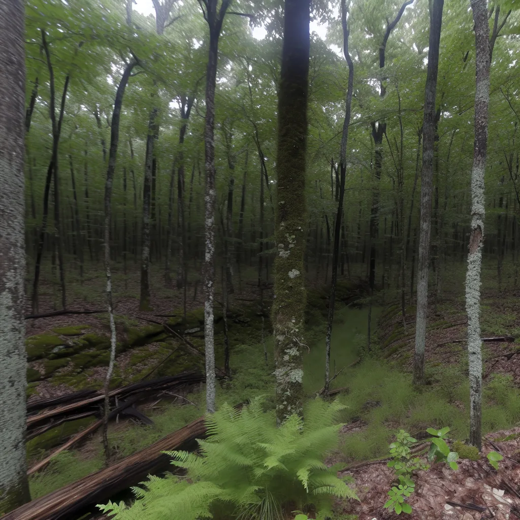 Wooded forest parcel in Missouri