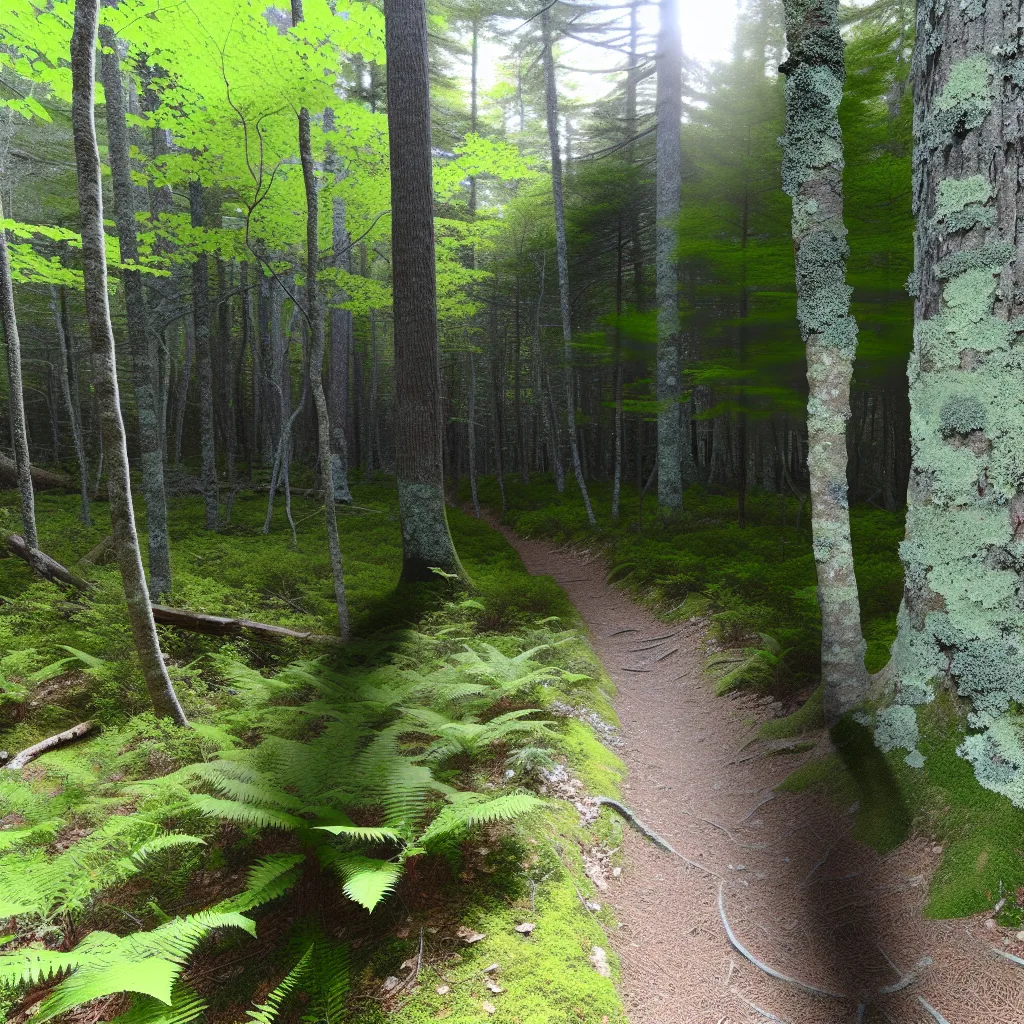 Wooded forest parcel in Rhode Island