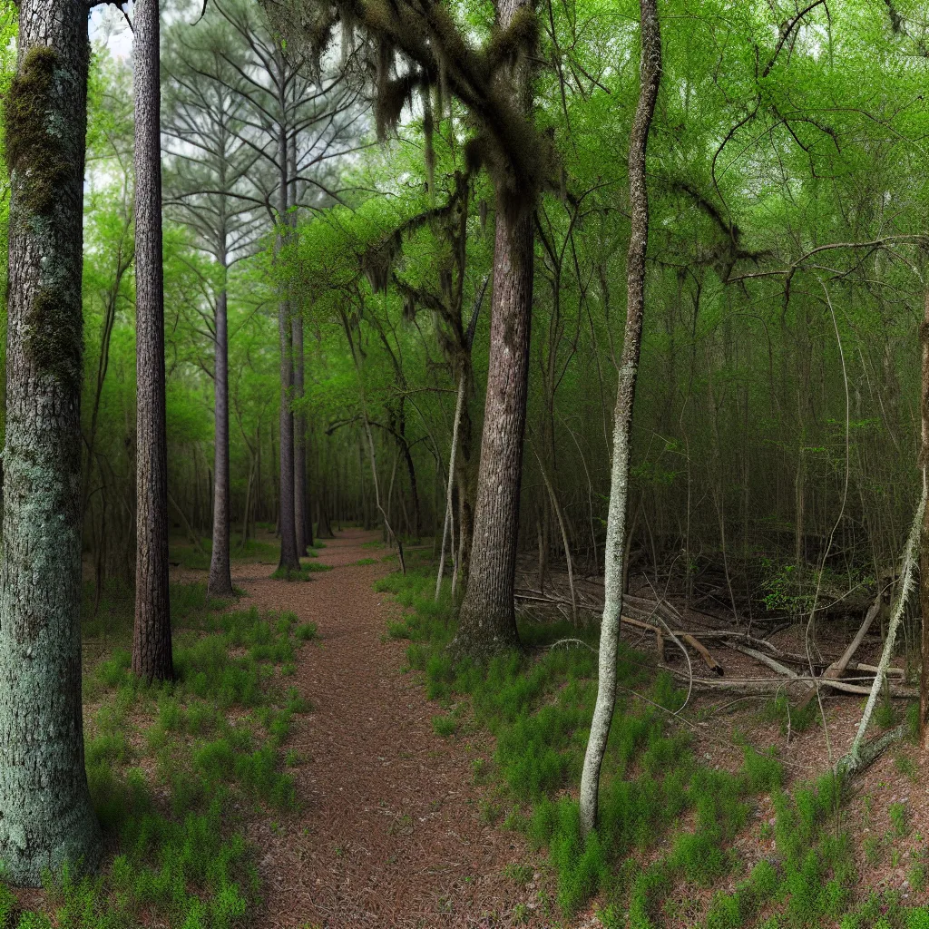 Wooded forest parcel in Texas
