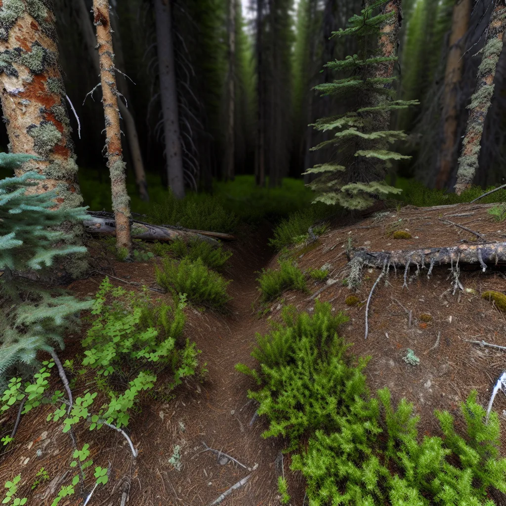 Wooded forest parcel in Utah