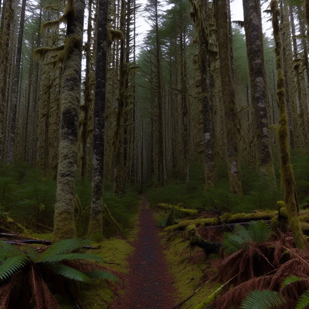 Wooded forest parcel in Washington