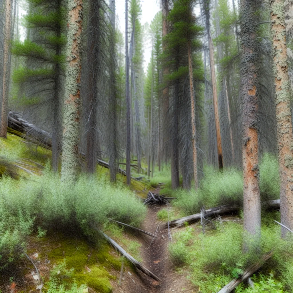 Wooded forest parcel in Wyoming